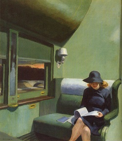 lettrice in treno